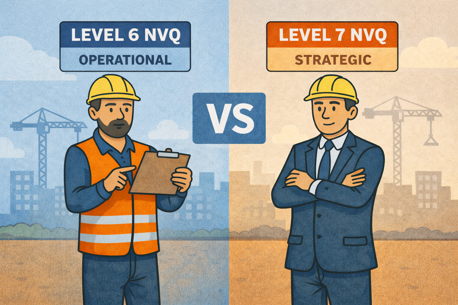 Level 6 or Level 7 NVQ for Project Managers?