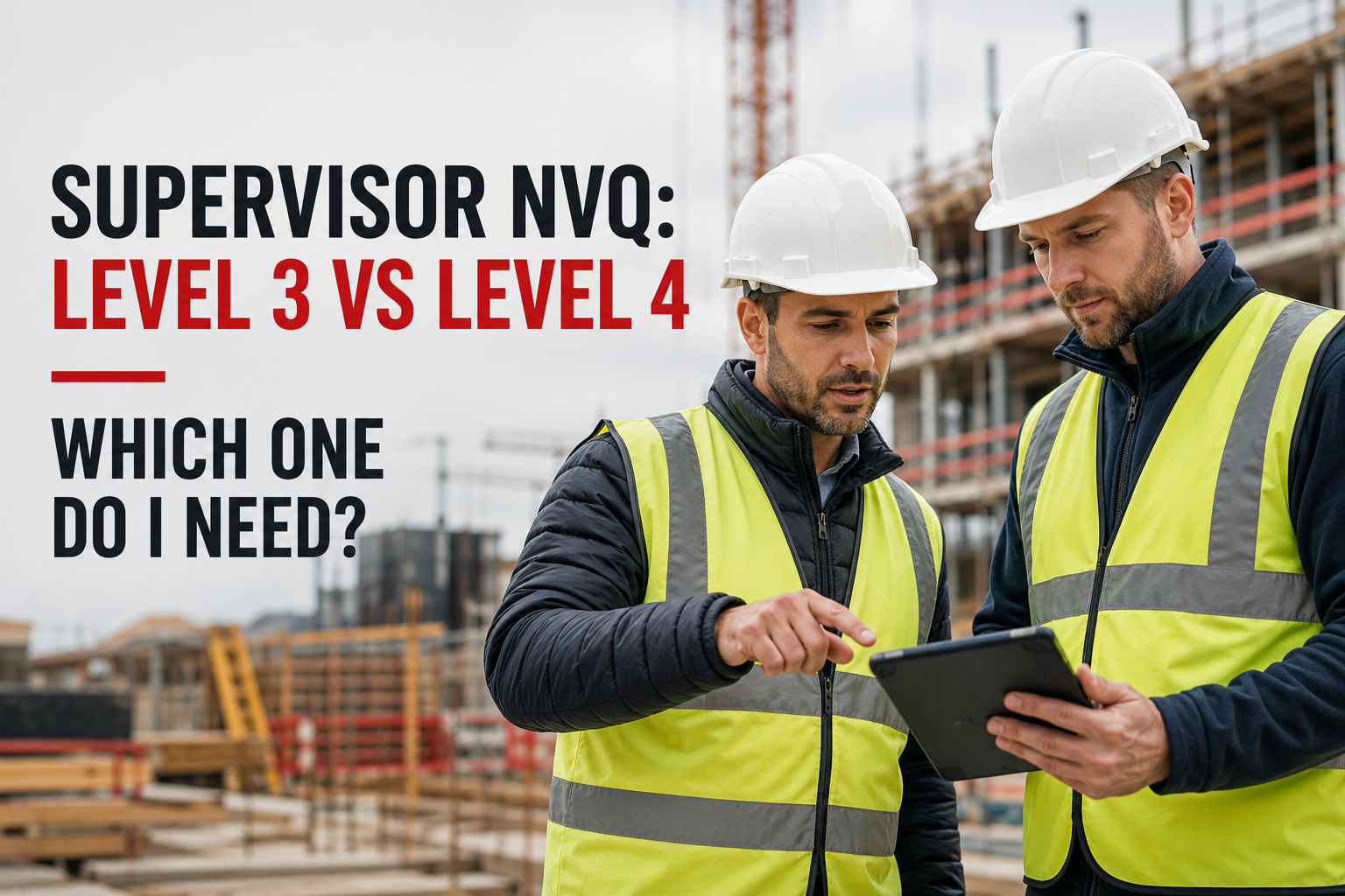Supervisor NVQ: Level 3 vs Level 4 – Which One Do You Need?